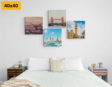 SET DI QUADRI – LONDRA INCANTEVOLE - COLLEZIONI DI QUADRI - STAMPE E QUADRI