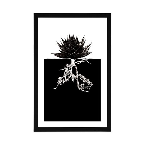 POSTER MIT PASSEPARTOUT UNSTERBLICHKEIT DER PFLANZE - MOTIVE AUS UNSERER WERKSTATT - POSTER