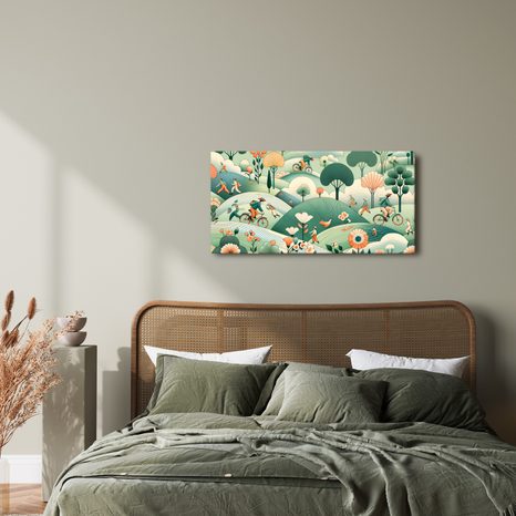 OBRAZ PROCHÁZKA A JÍZDA KRAJINOU - OBRAZY POLE A LOUKY - OBRAZY