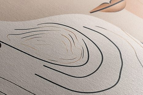 TABLEAU SUR TOILE – FORMES ABSTRAITES VISAGES - IMAGES FORMES ABSTRAITES - TABLEAUX