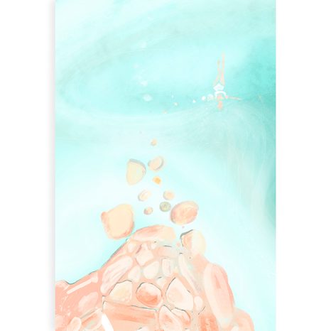 QUADRO SU TELA – RIPOSO SUL MARE - QUADRI DI PERSONE - STAMPE E QUADRI