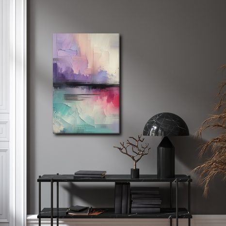 OBRAZ PASTELOVÉ SNY NA PLÁTNĚ - ABSTRAKTNÍ OBRAZY - OBRAZY