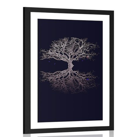 POSTER PASSEPARTOUT MYSTERIOUS TREE OF LIFE