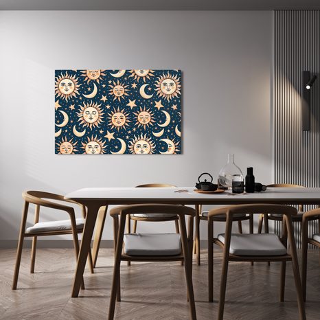 OBRAZ NEBESKÁ OBLOHA - DĚTSKÉ OBRAZY VESMÍR - OBRAZY