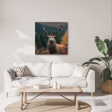 OBRAZ JELEN V KOUZELNÉM LESE - OBRAZY JELENI - OBRAZY