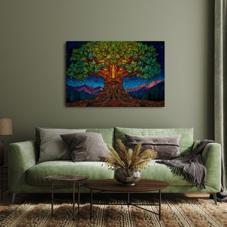 OBRAZ MYSTICKÝ STROM ŽIVOTA - OBRAZY STROMY ŽIVOTA - OBRAZY
