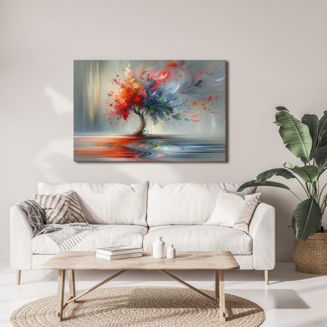 OBRAZ STROM ŽIVOTA V BAREVNÉM VÍRU - OBRAZY STROMY ŽIVOTA - OBRAZY