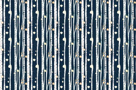 TAPETA TAJEMNÉ BŘEZOVÉ STROMY - TAPETY PŘÍRODA - TAPETY