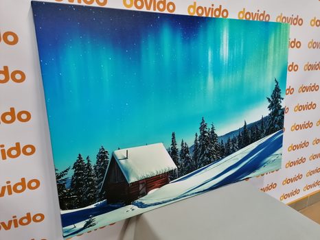 CANVAS PRINT FAIRY TALE WINTER LANDSCAPE - PICTURES - 🔥 TOTAL SALE 🔥