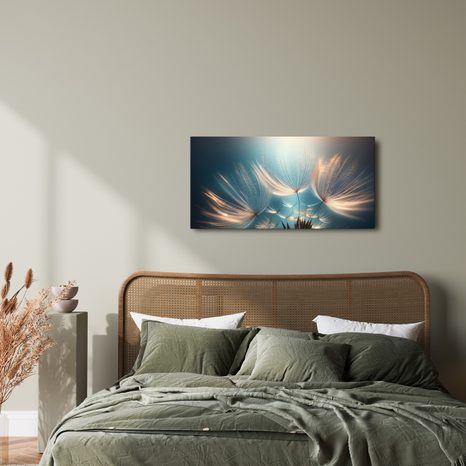 OBRAZ SNOVÉ KAPKY PAMPELIŠKY - OBRAZY PAMPELIŠKA - OBRAZY