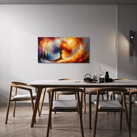 SLIKA PISANO DREVO ŽIVLJENJA V NEVIHTI - SLIKE DREVESA ŽIVLJENJA - SLIKE