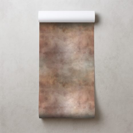 TAPETE SANFTE ERDIGE AQUARELLTÖNE - TAPETEN IN ZIEGELSTEIN-, STEIN- UND BETONOPTIK - TAPETEN