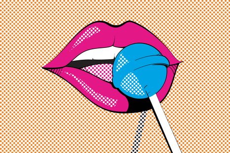 CARTA DA PARATI – LECCA-LECCA POP ART - CARTA DA PARATI POP ART - CARTA DA PARATI