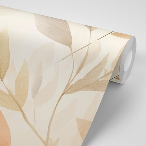 SAMOLJEPLJIVA TAPETA NJEŽNI MINIMALISTIČKI LISTOVI - TAPETE - 🔥 TOTALNA RASPRODAJA