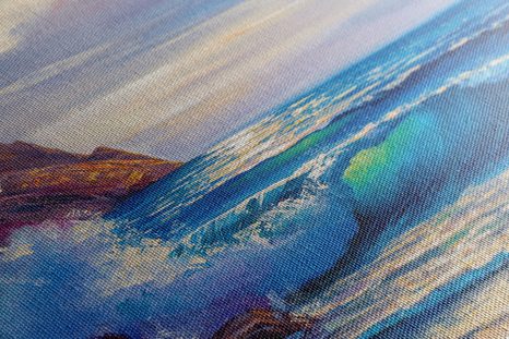 WANDBILD MORGEN AM MEER - BILDER VON NATUR UND LANDSCHAFT - BILDER