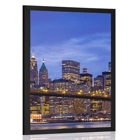 AFFICHE PONT DE BROOKLYN - VILLES - AFFICHES