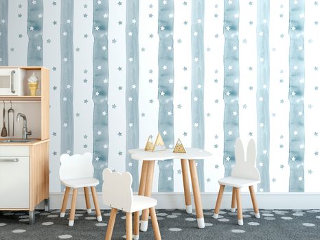 TAPETA NOČNÍ HVĚZDIČKY - DĚTSKÉ TAPETY - TAPETY