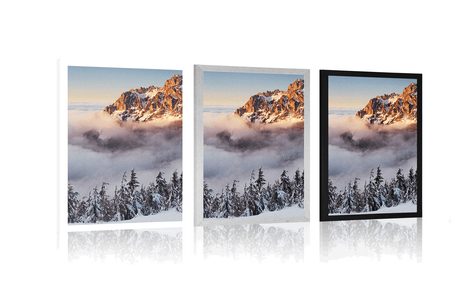 PLAKÁT KRKONOŠE VE SNĚHOVÉ PEŘINĚ - PŘÍRODA - PLAKÁTY