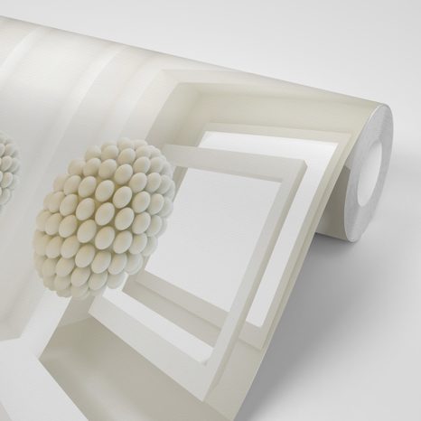 TAPETA KULIČKY V PROSTORU - ABSTRAKTNÍ TAPETY - TAPETY