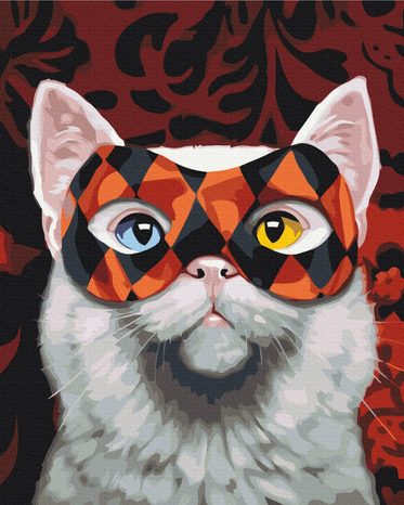 POSLIKAVA PO ŠTEVILKAH MUCKA S STRGALOM - ŽIVALI - POSLIKAVA PO ŠTEVILKAH