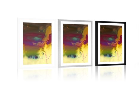 PLAKÁT S PASPARTOU VÝJIMEČNOST BAREV - MOTIVY Z NAŠÍ DÍLNY - PLAKÁTY