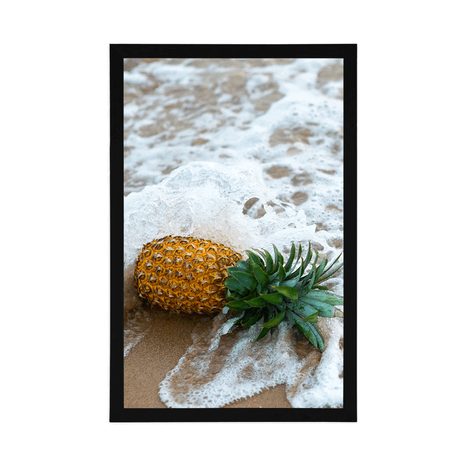 POSTER – ANANAS NELL'ONDA DELL'OCEANO - NATURA - POSTER