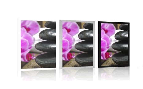 PLAKÁT ZEN RELAXAČNÍ KAMENY - FENG SHUI - PLAKÁTY