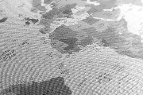 KÉP SZÜRKE TÉRKÉP FEHÉR HÁTTÉREN - TÉRKÉPES KÉPEK - KÉPEK