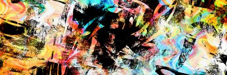 OBRAZ JEDINEČNÉ GRAFFITI UMENIE - ABSTRAKTNÉ OBRAZY - OBRAZY