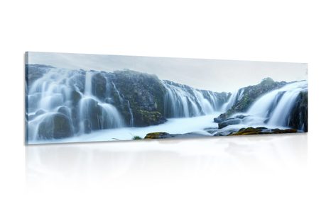 CANVAS PRINT SUBLIME WATERFALLS - PICTURES OF NATURE AND LANDSCAPE - PICTURES