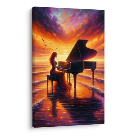 WANDBILD KLAVIERTRÄUME - BILDER MEER UND STRAND - BILDER