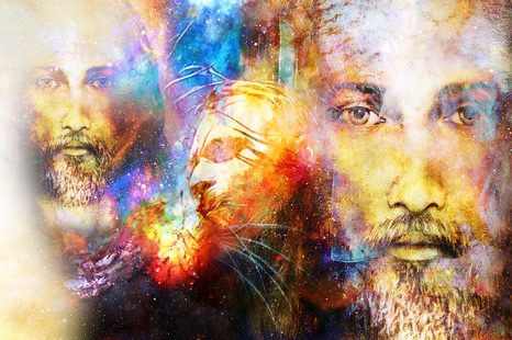 SELBSTKLEBENDE TAPETE DER ALLMÄCHTIGE IM KOSMISCHEN RAUM - SELBSTKLEBENDE TAPETEN - TAPETEN