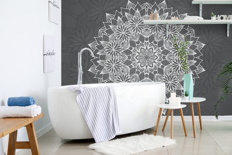 TAPETA MANDALA S JARNÍM MOTIVEM - TAPETY FENG SHUI - TAPETY