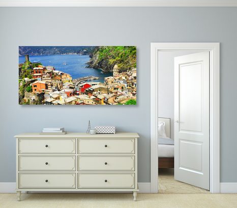 SLIKA OBREŽJE ITALIJE - SLIKE NARAVE IN POKRAJINE - SLIKE