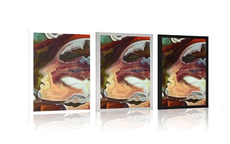 PLAGÁT MYSTICKÁ SILUETA - ABSTRAKTNÉ A VZOROVANÉ - PLAGÁTY