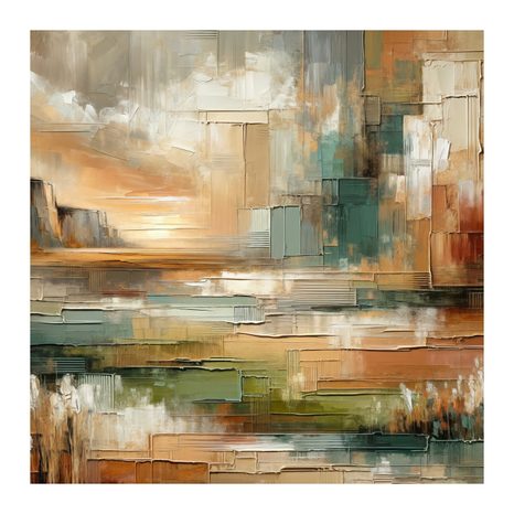 OBRAZ BARVY ZÁPADU - ABSTRAKTNÍ OBRAZY - OBRAZY