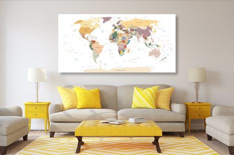 TABLOU HARTA CU DENUMIRI - TABLOURI CU HĂRȚI - TABLOURI