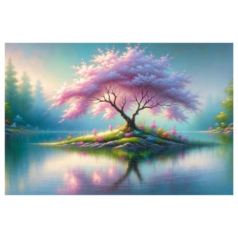 OBRAZ KOUZELNÝ OSTROV - OBRAZY JEZERA - OBRAZY