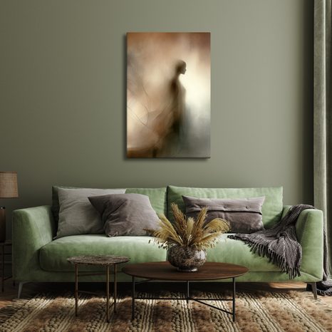 WANDBILD ÄTHERISCHE GESTALT IM LICHT - WANDBILDER FRAUEN - BILDER