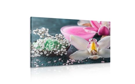 TABLOU DETALIU INEDIT AL ORHIDEII - TABLOU FLORI - TABLOURI