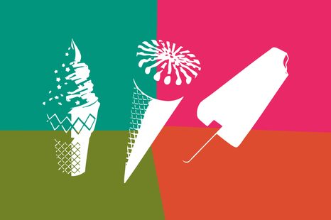 CARTA DA PARATI AUTOADESIVA – GELATO POP ART - CARTA DA PARATI AUTOADESIVE - CARTA DA PARATI