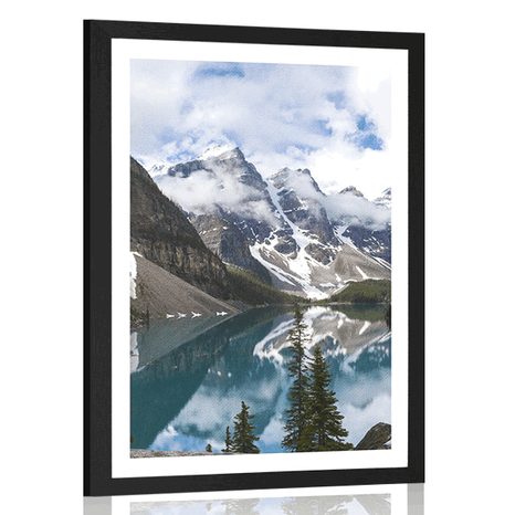 POSTER WITH MOUNT BEAUTIFUL MOUNTAIN LANDSCAPE - NATURE - POSTERS