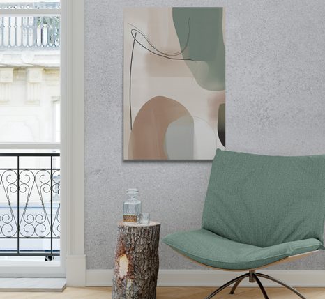 CANVAS PRINT ABSTRACT SHAPES NO3 - PICTURES - 🔥 TOTAL SALE 🔥