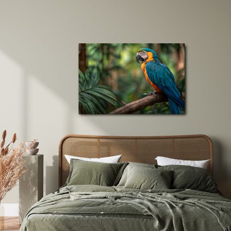 OBRAZ PESTROBAREVNÁ HARMONIE PŘÍRODY - OBRAZY PTÁCI - OBRAZY