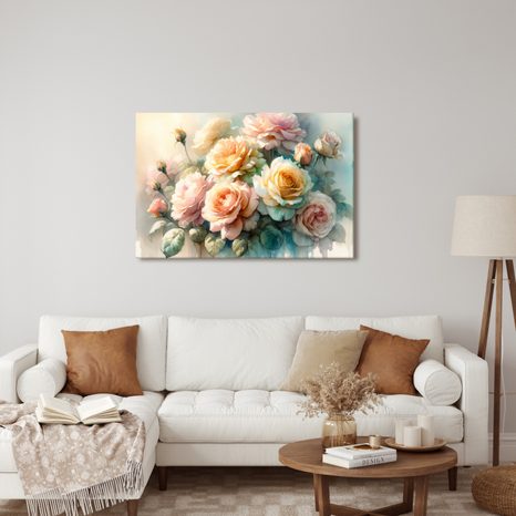 OBRAZ ROZKVETLÉ POHLAZENÍ - OBRAZY KVĚTŮ - OBRAZY