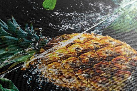 WANDBILD BIO-OBST UND GEMÜSE - BILDER VON ESSEN UND GETRÄNKEN - BILDER