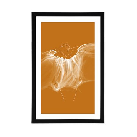 POSTER MIT PASSEPARTOUT ZÄRTLICHKEIT DER FRAU - MOTIVE AUS UNSERER WERKSTATT - POSTER