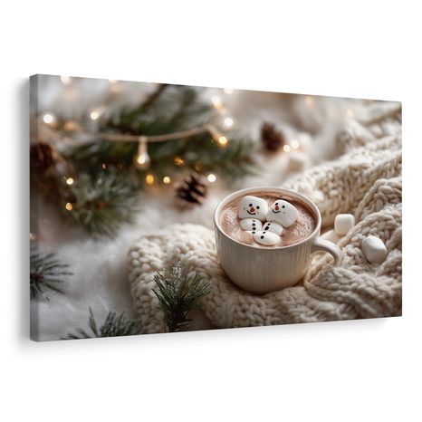 OBRAZ VÁNOČNÍ POHODA S KAKAEM - VÁNOČNÍ A ZIMNÍ OBRAZY - OBRAZY