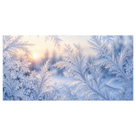 CANVASTAVLA FROSTORNAMENT I GRYNINGEN - JUL- OCH VINTERTAVLOR - TAVLOR