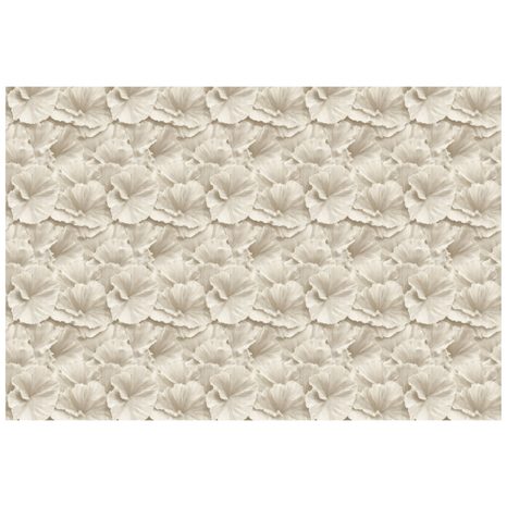 TAPETA BÉŽOVÉ KVĚTY V JEMNÉM STYLU - VZOROVANÉ TAPETY - TAPETY